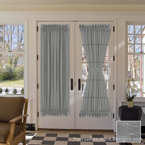 Light Reducing French Door Curtain